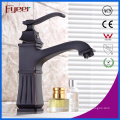 Fyeer New European Style Black Bathroom Basin Faucet